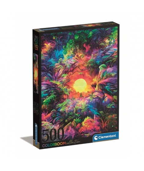 Clementoni - 500p Colorboom Psychedelic Jungle - 49 x 36 cm