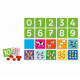 Montessori - Clementoni - Les chiffres tactiles - Jeu éducatif apprentissage des chiffres - 10 cartes chiffres rugueux - Dés …