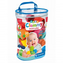 Clementoni - Clemmy Baby - Sac 20 cubes souples - Mixte - A partir de 9 mois - Cube souple assure une securite et peut passer…