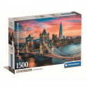 Clementoni - 1500p London Twilight - 59,2 x 84,3 cm - Avec poster