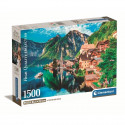 Clementoni - 1500p Hallstatt - 59,2 x 84,3 cm - Avec poster