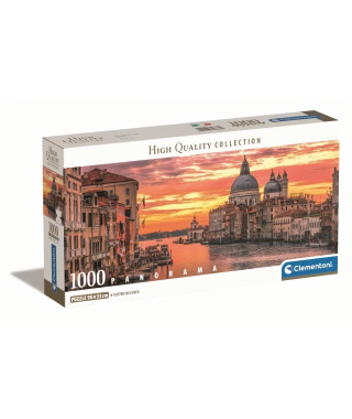 Clementoni - 1000p Pannorama Venise - 98 x 33 cm - Avec poster