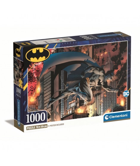 Clementoni - 1000p Batman - 70 x 50 cm - Avec poster