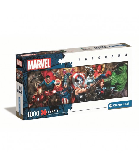 Clementoni - 1000p Pannorama Marvel - 98 x 33 cm