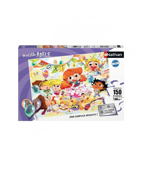 Puzzle Nathan Mortel Anniversaire Mortelle Adele - NATHAN - 150 pieces - Dessins animés et BD - Enfant