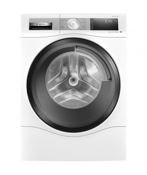 Lave-linge séchant BOSCH WDU8H501FF SER8 - 10 / 6 kg - Induction -  L60cm - 1400 trs/min - Blanc