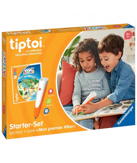 Ravensburger-tiptoi Starter Atlas-4005556001774-A partir de 5 ans