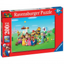 Ravensburger-SUPER MARIO-Puzzle 200 pieces XXL - Les aventures de Super Mario-4005556129935-A partir de 8 ans