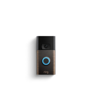 RING - Video Doorbell - Sonnette Vidéo Connectée sans fil, Vidéo HD, détection de mouvements et batterie rechargeable