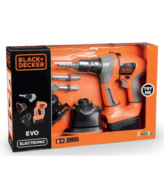 SMOBY Black & Decker Visseuse Evolutive 3 en 1