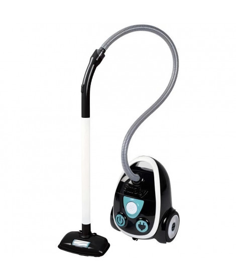 SMOBY Aspirateur compact et peu encombrant avec un véritable bruit d'aspirateur. 3 piles LR44 incluses - des 3 ans