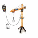 Grue filoguidée 120cm - DICKIE TOYS - Travaux publics - Tourne a 350° - Accessoires inclus