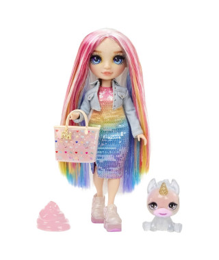 Rainbow High Poupée Mannequin avec Kit de Slime et Animal de Compagnie - Amaya (Rainbow) - Poupée Pailletée 28 cm avec Kit de…