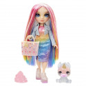 Rainbow High Poupée Mannequin avec Kit de Slime et Animal de Compagnie - Amaya (Rainbow) - Poupée Pailletée 28 cm avec Kit de…