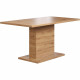 Table a manger FOLLOW 6 personnes - Mélamine chene artisan - L160 x P80 x H76 cm - TRENDTEAM