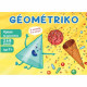 Géométriko - Asmodee - 4  jeux de géométrie - Quizz, rami, 7 familles ou pendu - Des 7 ans