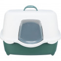 Bac a litiere TRIXIE Davio Top - Couvercle - 56 × 39 × 39 cm - Vert blanc
