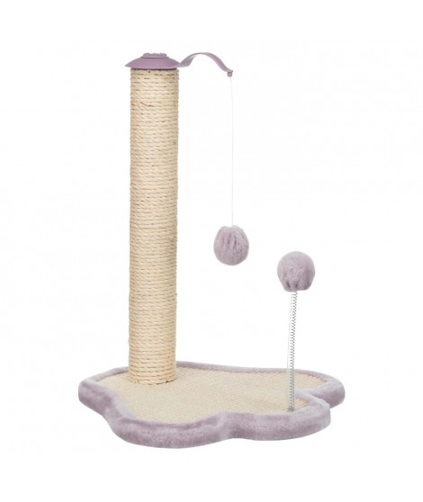 Patte griffoir TRIXIE Junior - Avec poteau - 50 cm - Natural et mauve