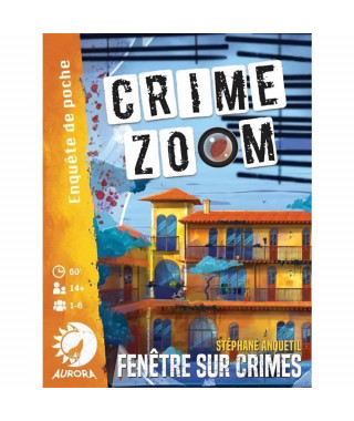 Crime Zoom Fenetre sur Crimes - Asmodee - Jeu d'enquete - Des 14 ans - 30 minutes a 1h