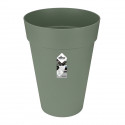 ELHO Loft Urban Pot de fleurs rond Haut 35 - Vert - Ø 34 x H 45 cm - extérieur - 100% recyclé