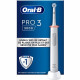 Brosse a Dents Électrique Oral-B Pro 3 3000 Blanche - 2 Brossettes - Tete Ronde - 3 Modes de Brossage