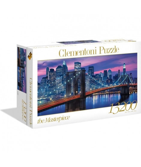 Puzzle New York - Clementoni - 13200 pieces - Voyage et cartes - Mixte - Violet