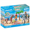 PLAYMOBIL 71470 Amélia et Ben avec chevaux