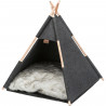 Abri Tipi TRIXIE - Feutre -  55 × 65 × 55 cm - Anthracite