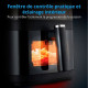 Friteuse a air chaud sans huile - MD 11780 - Température jusqu'a 230 °C - 10 programmes - 5 L - 1500 Watt