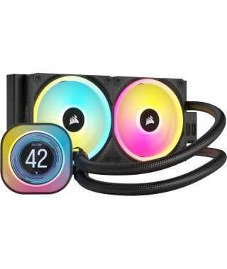 Water Cooling - CORSAIR - iCUE LINK H100i LCD AIO - Radiateur 240mm - Refroidissement Liquide pour CPU