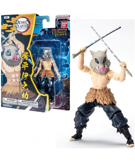 BANDAI - Ultimate Legends HD - Figurine d'action Demon Slayer 12 cm - Inosuke Hashibira - VE88963