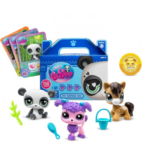 BANDAI - Littlest Pet Shop - 3 Pets surprise - Petits animaux a collectionner - BF00568