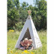 SMOBY Tipi interieur/exterieur évolutif + 2 bacs de rangement - Anti-UV - 147x140x183,5 cm