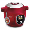 MOULINEX CE85B510 Multicuiseur intelligent COOKEO+ 6 L - 180 recettes préprogrammées - 1600W - 6 modes de cuisson - Rouge