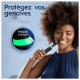 Oral-B iO 3 Lot De 2, Brosses a Dents Électriques Noire et Bleue, 2 Brossettes, 1 Étui De Voyage