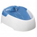 Fontaine a boire TRIXIE Duo Stream - Plastique - 1L - 20 × 12 × 23 cm - Blanc et bleu