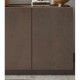 Buffet haut FIRENZE - Bronze et Chene Mercure - 3 portes - Style contemporain/design