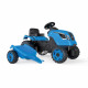 SMOBY Tracteur a pédales Farmer XL + Remorque - Bleu