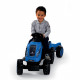 SMOBY Tracteur a pédales Farmer XL + Remorque - Bleu