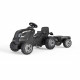 SMOBY Tracteur a pédales Farmer XL + Remorque - Noir