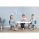 SMOBY - KID Chaise enfant bleu orage - Anti UV - Max 50 Kg - Fabrication française