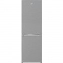 BEKO RCHE365K30XBN - Réfrigérateur combiné pose-libre 334L (233+101L) - Froid ventilé - L59,5x H184,5cm - Métal brossé
