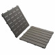 Smoby - Set de 6 dalles - Plancher de Maison -  45x45cm - Effet texturé bois -  Anti-UV - Plaqtique 100% recyclé et recyclable