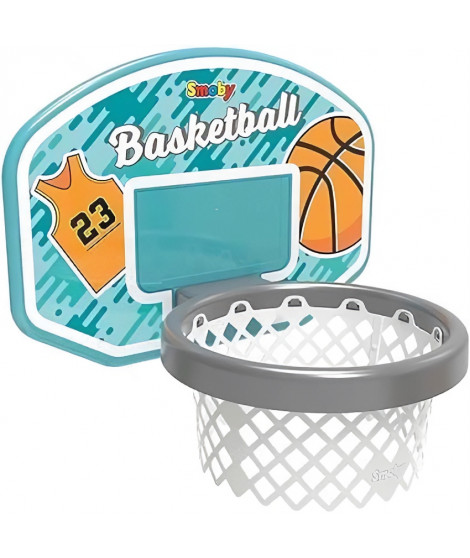 Smoby - Panier de Basket - Accessoire de toboggan Smoby - 3 en 1 - Dés 3 ans