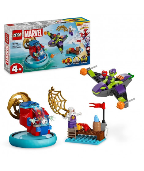 LEGO Marvel Spidey et Ses Amis Extraordinaires 10793 Spidey contre Le Bouffon Vert, Jouet