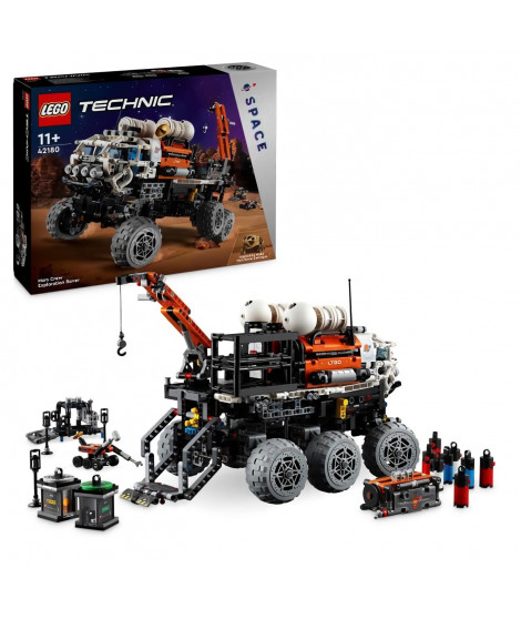 LEGO Technic 42180 Rover d'Exploration Habité sur Mars, Jouet sur le Theme de l'Espace