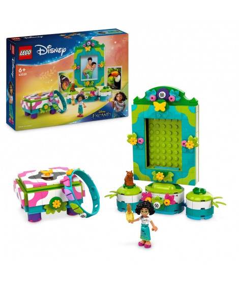 LEGO | Disney Encanto 43239 Le Cadre Photo et la Boîte a Bijoux de Mirabel, Jouet Créatif