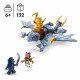 LEGO NINJAGO 71810 Le Jeune Dragon Riyu, Set de  Construction, 3 Minifigurines de Ninjas