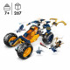 LEGO NINJAGO 71811 Le Buggy Tout-Terrain Ninja d'Arin, Set avec Dragon et 4 Minifigurines