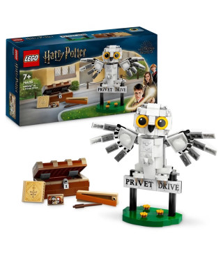 LEGO Harry Potter 76425 Hedwige au 4 Privet Drive, Jouet de Construction pour Enfants